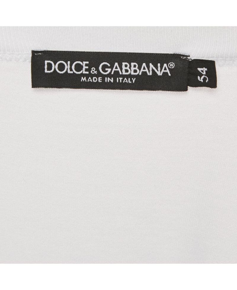 Men's White Jersey Crewneck T-Shirt
