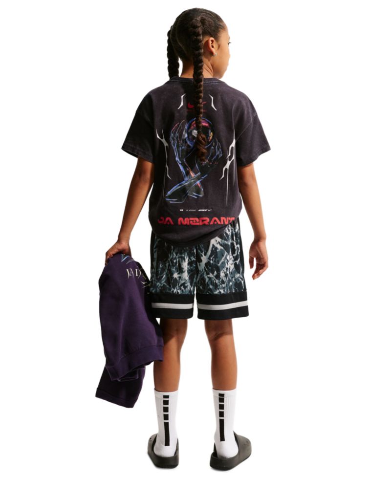 Ja Morant Boys' and Girls' 7-20 Dri-FIT Basketball Shorts