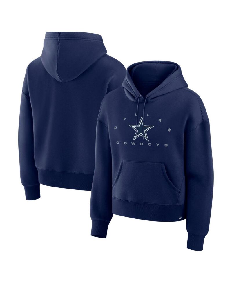 Women's Navy Dallas Cowboys Eligible Receiver Legacy Pullover Hoodie
