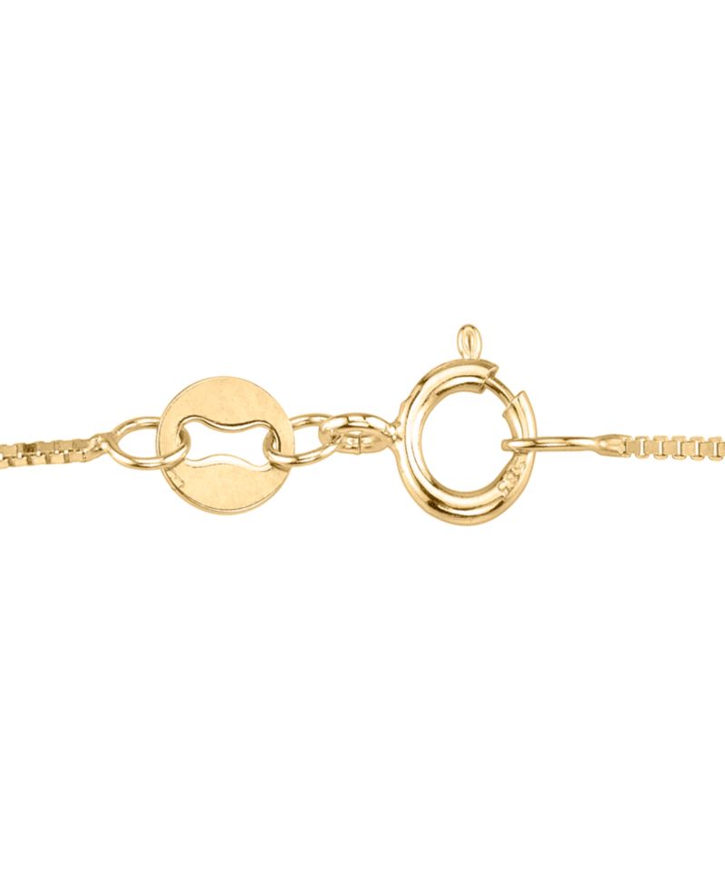 Diamond Solitaire Omega 18" Pendant Necklace (1/5 ct. t.w.) in 14k Gold
