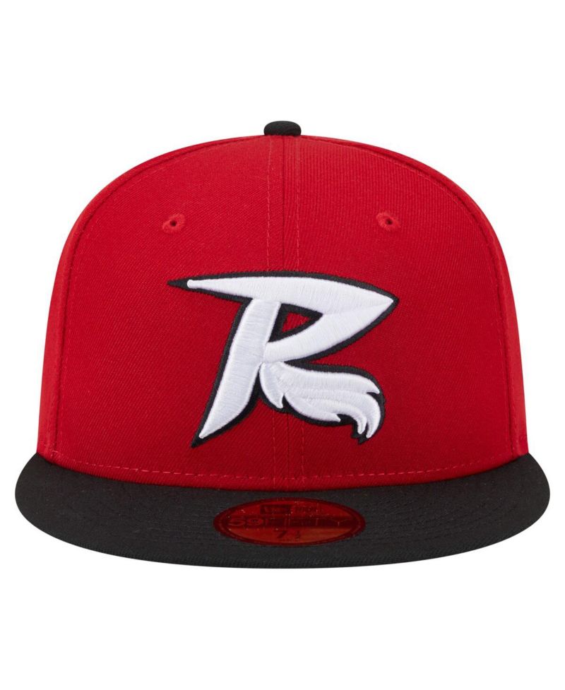 Men's Red/Black Richmond Flying Squirrels Authentic Collection 59FIFTY Hat