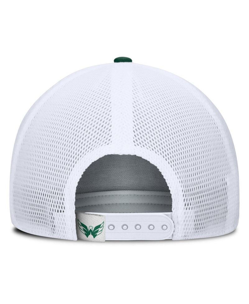 Men's Green/White Washington Capitals Bermuda A-Frame Adjustable Hat