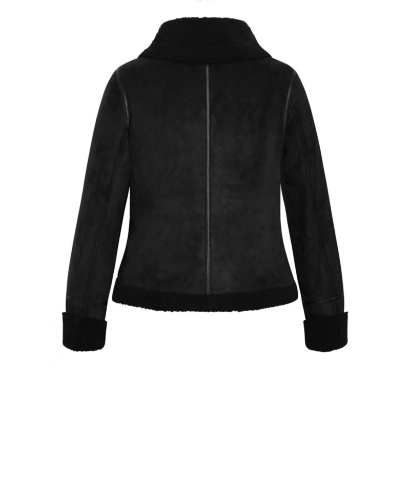 Plus Size Sherpa Hunter Jacket