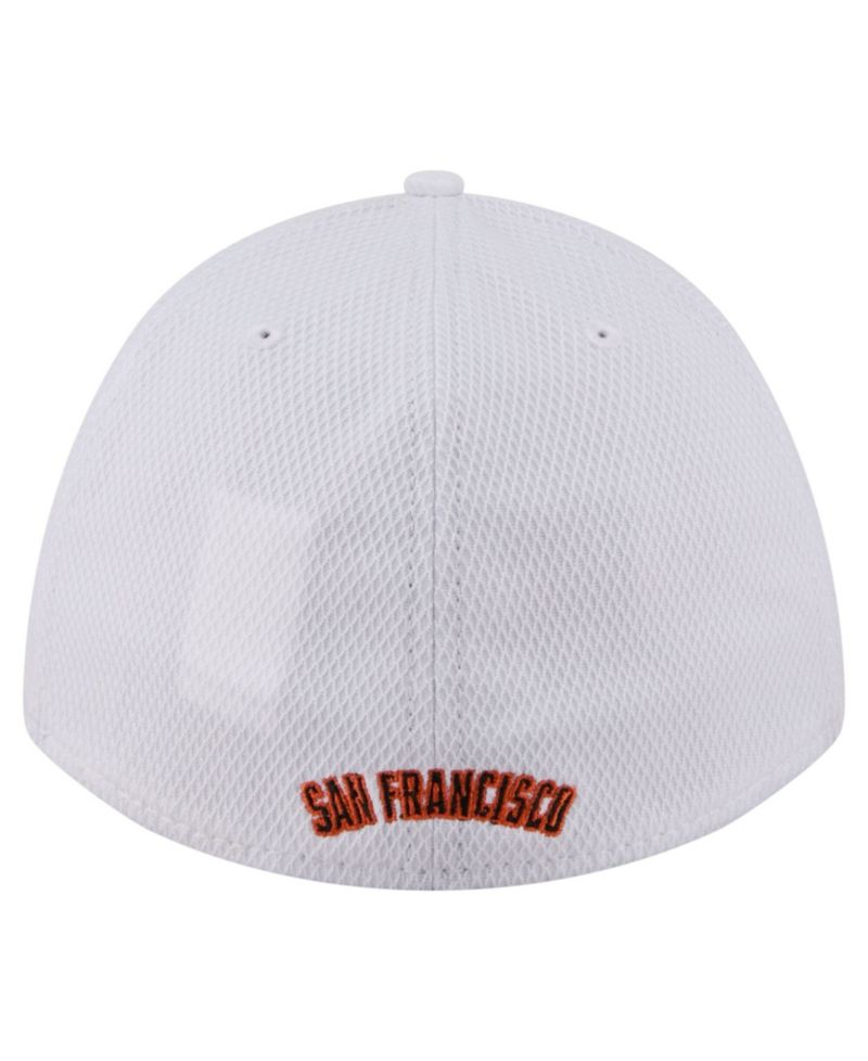 Men's White San Francisco Giants Cut n Sew 39THIRTY Flex Hat