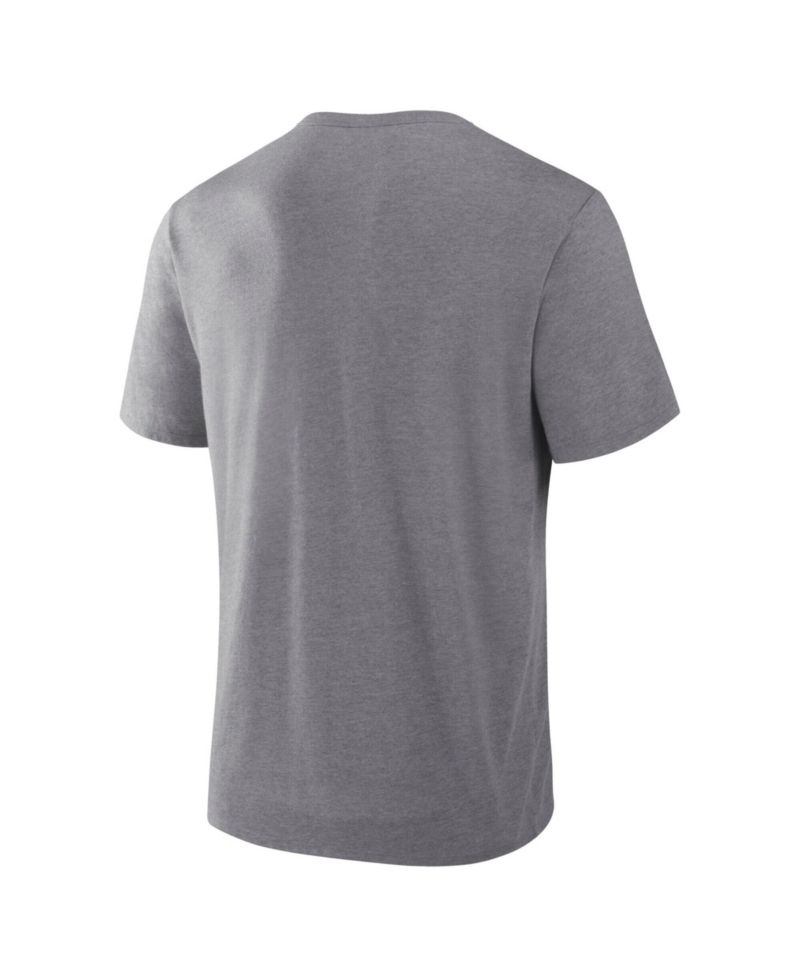 Men's Heather Gray Dallas Cowboys Heritage Tribute Tri-Blend T-Shirt