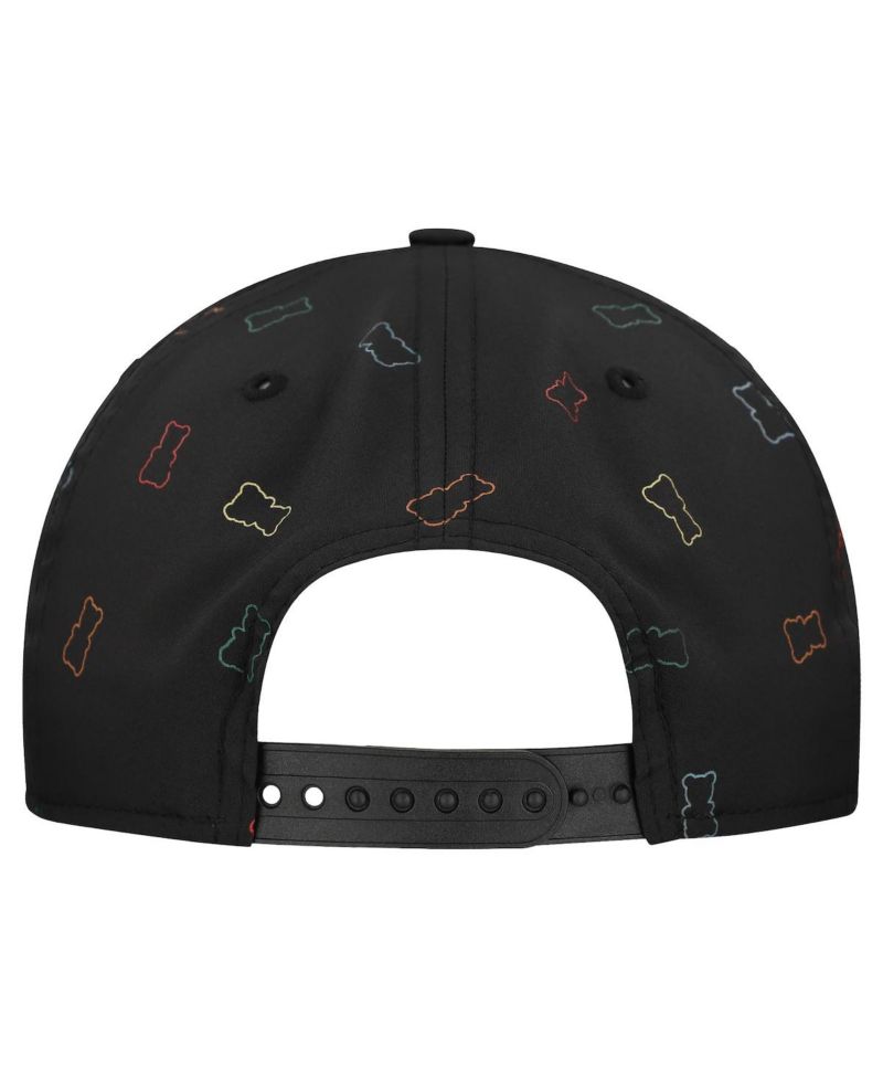 Men's Black Dallas Cowboys Gummy Golfer Snapback Hat