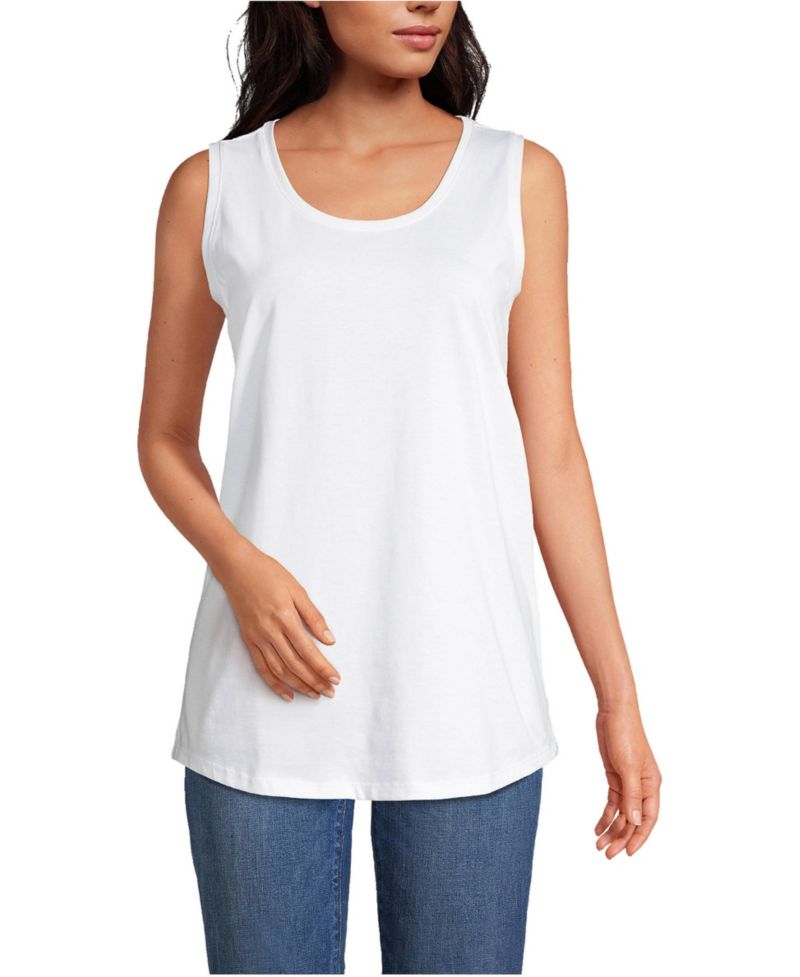 Women's Supima Cotton Tunic Tank Top