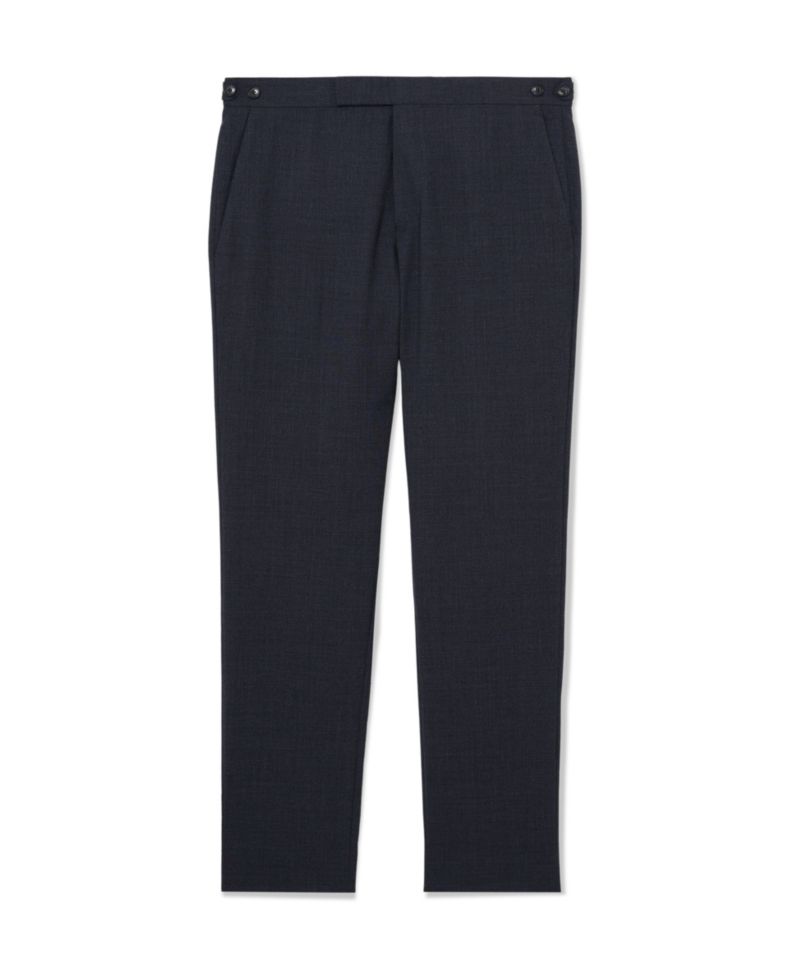 Men's Fiber Wool Textured Tailored-Fit Pants