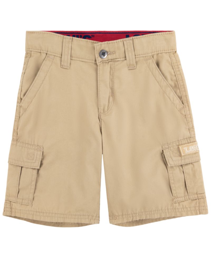 Boys' 2T-7 Relaxed Fit Adjustable Waist Cargo Shorts