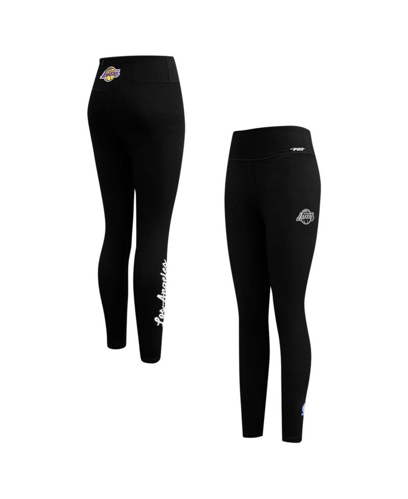 Women's Black Los Angeles Lakers Paint the City Jersey Leggings