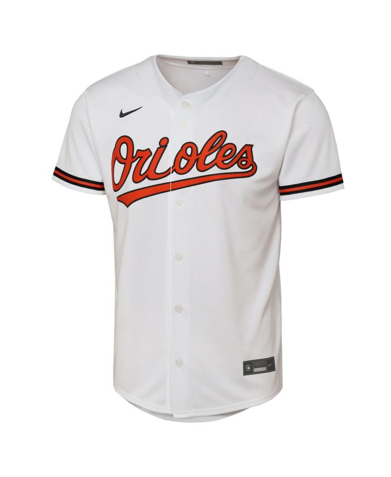 Big Boys and Girls Gunnar Henderson White Baltimore Orioles Home Replica Player Jersey