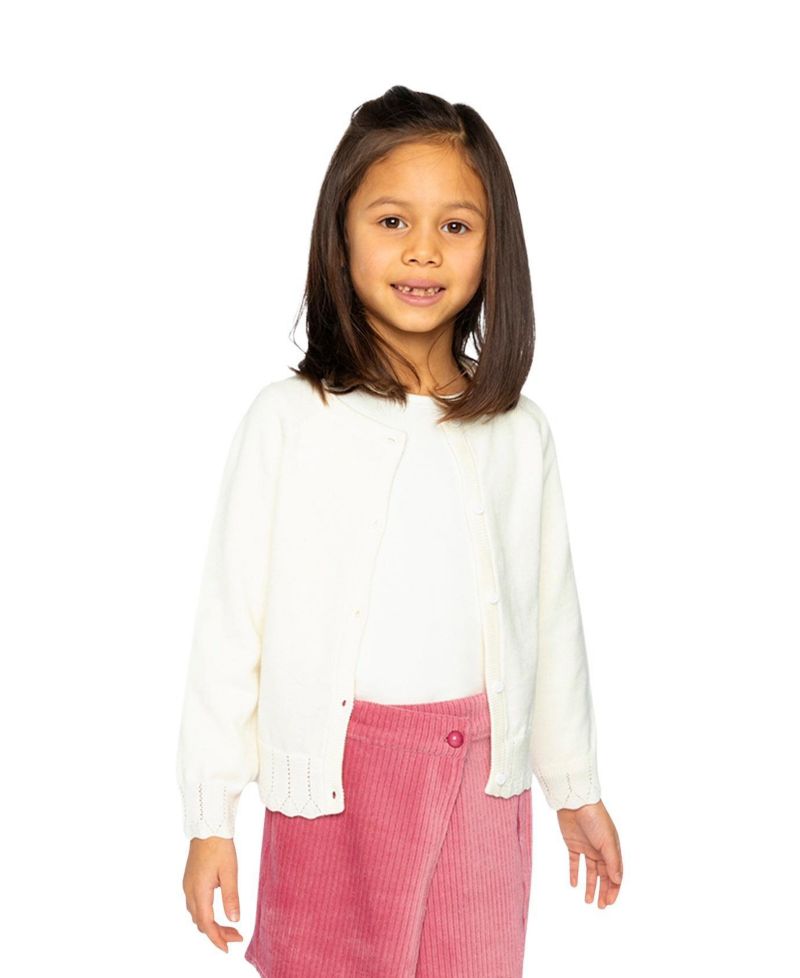 Girls' (6-14) Knit Cardigan