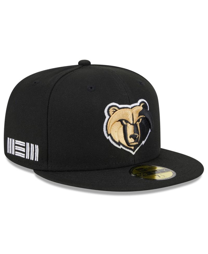 Men's Black Memphis Grizzlies 2023/24 City Edition Alternate 59FIFTY Fitted Hat