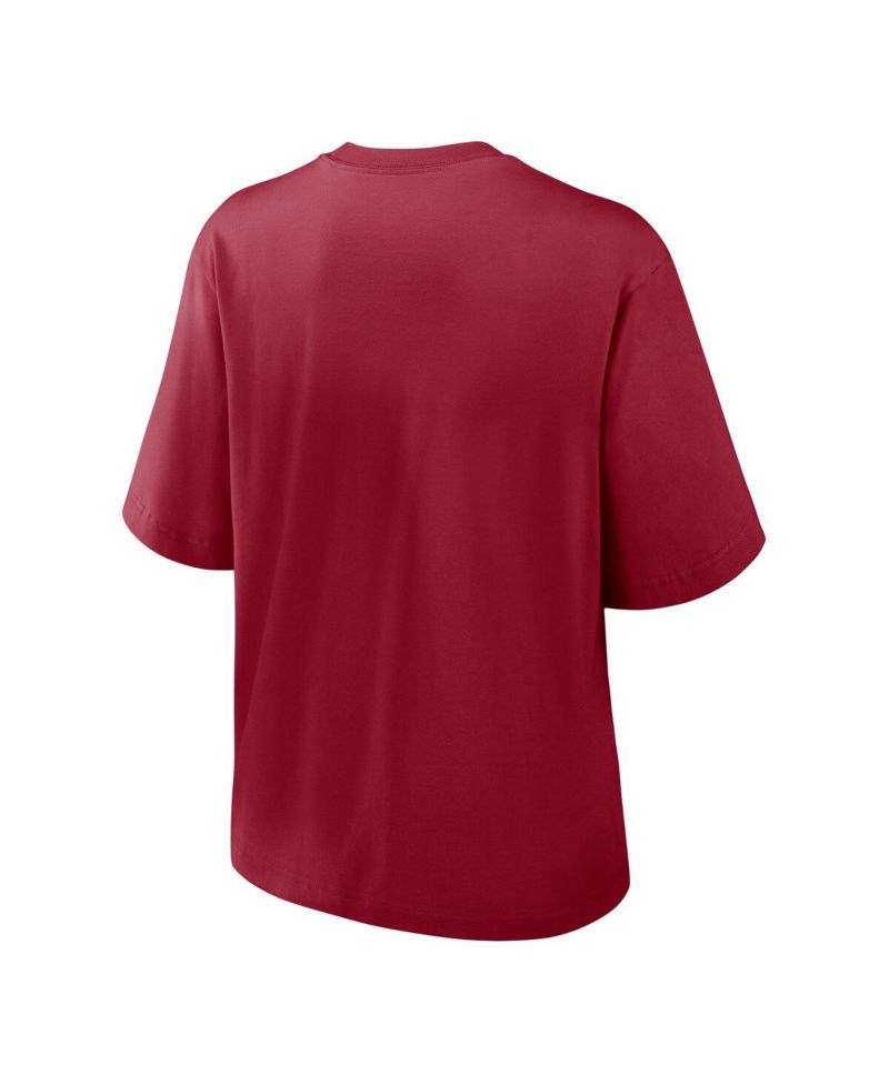 Women's Cardinal Arkansas Razorbacks Boxy T-Shirt