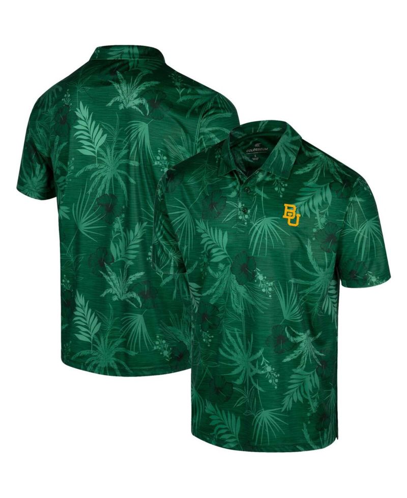 Men's Green Baylor Bears Palms Team Polo Shirt
