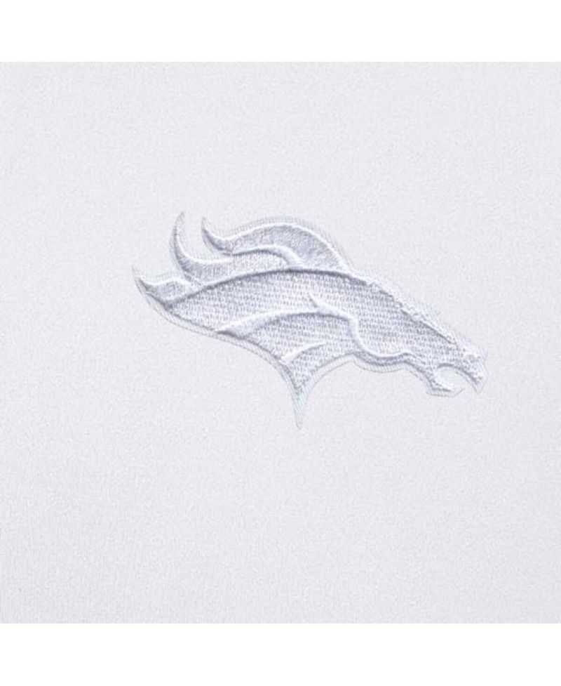 Men's White Denver Broncos Generation Quarter-Zip Jacket