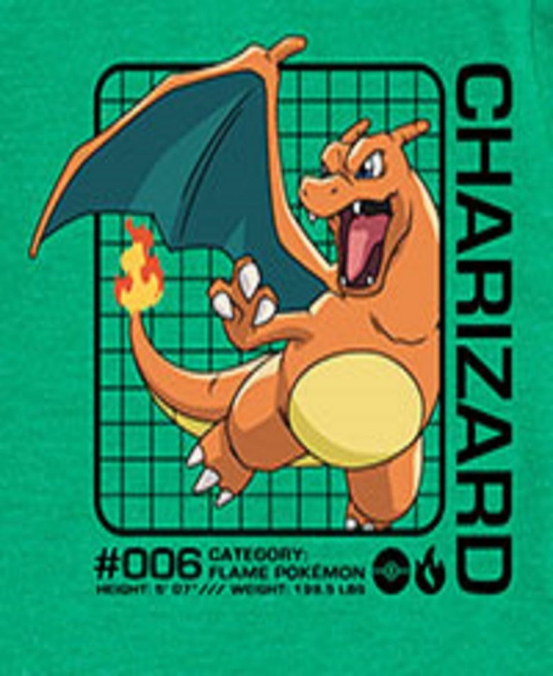 Pok&eacute;mon Big Boys Charizard Graphic Tee
