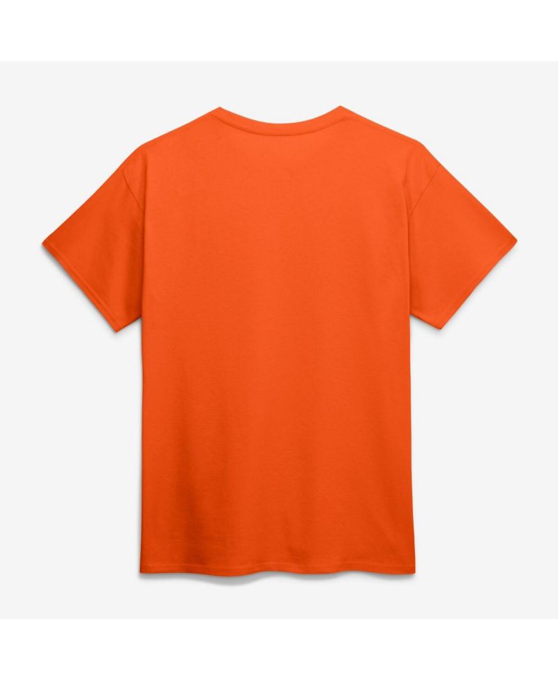 Men's Orange New York Mets Logo T-Shirt