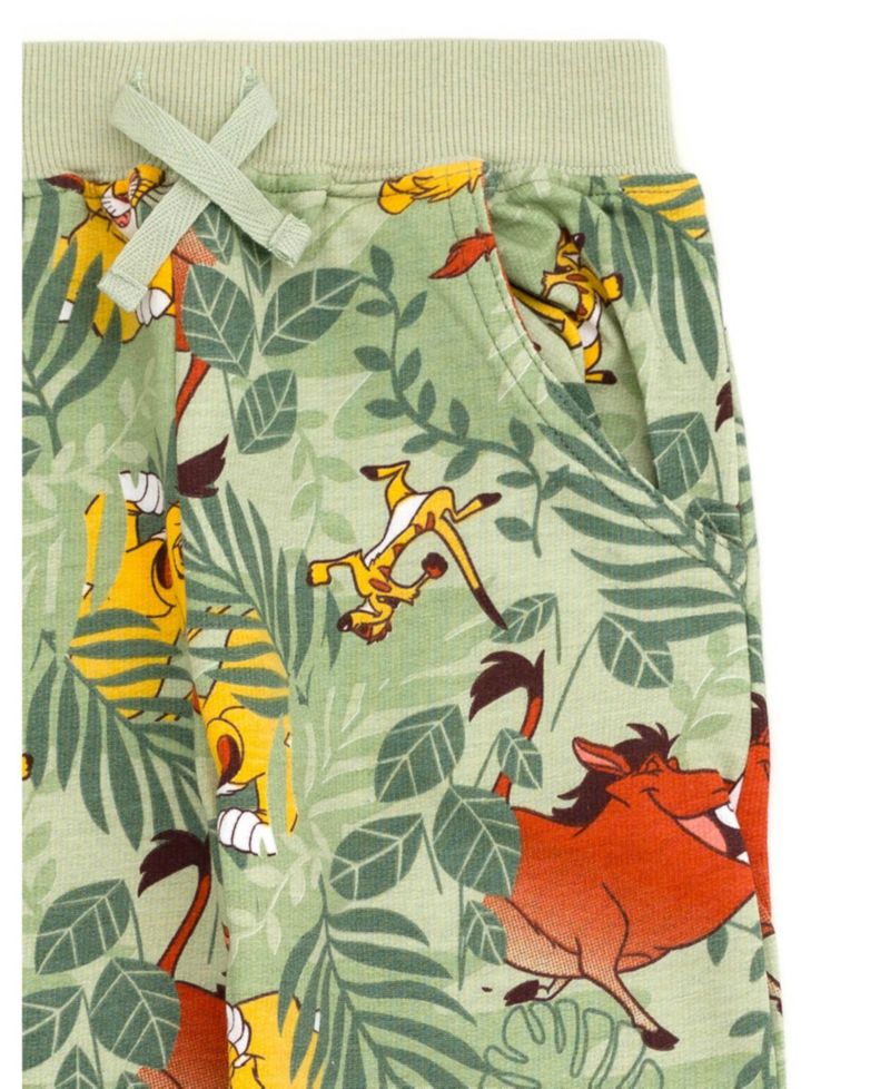 Boys Lion King Toy Story Cars French Terry Sweatshirt and Jogger Pants Outfit Set to (2T - 10-12)