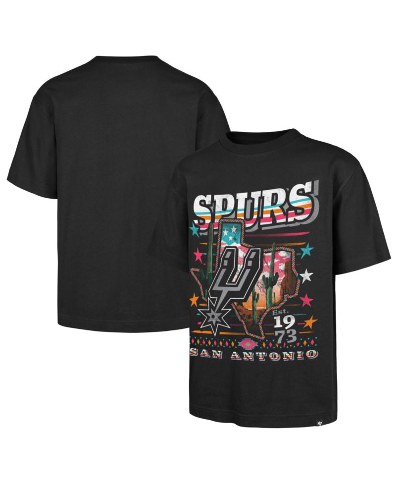 Men's Black San Antonio Spurs Big & Tall State Of Texas Franklin T-Shirt