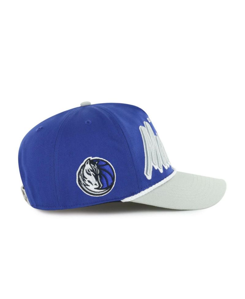 '47 Men's Blue/Gray Dallas Mavericks Drop Shadow Rope Hitch Adjustable Hat