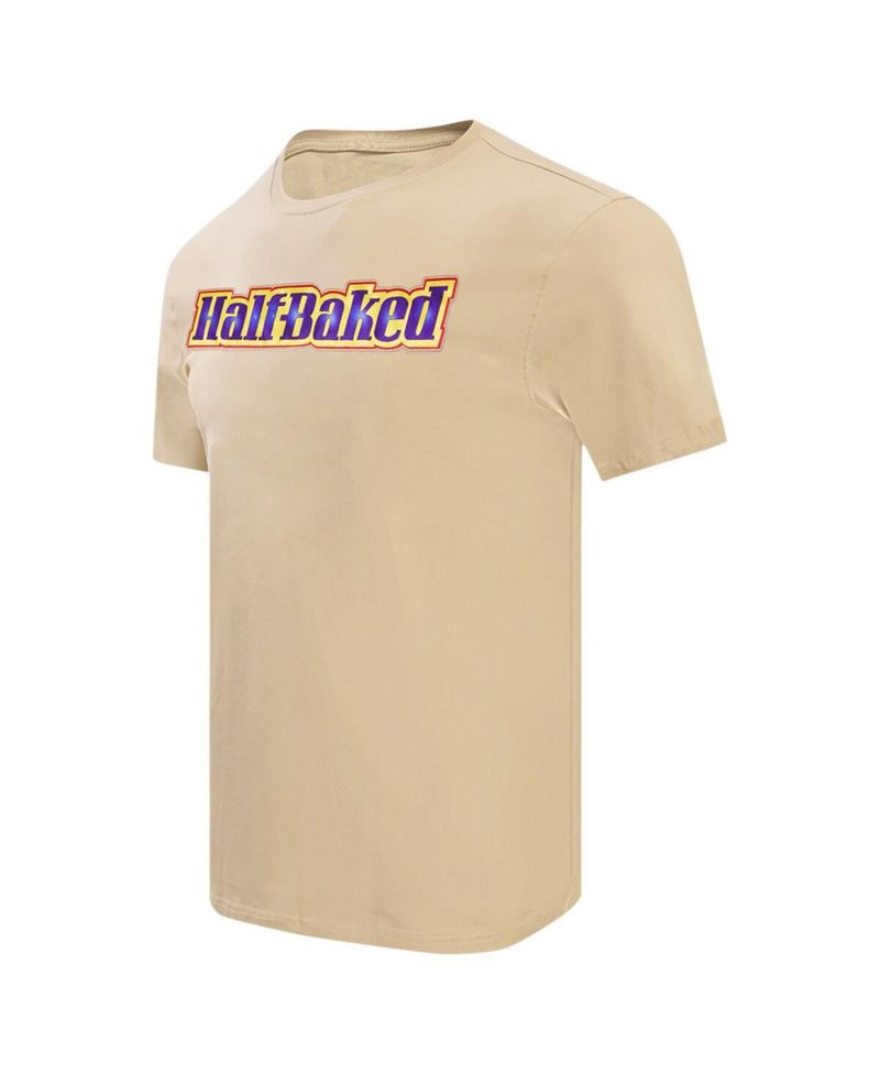 Men's and Women's Khaki Half Baked Trippy T-Shirt