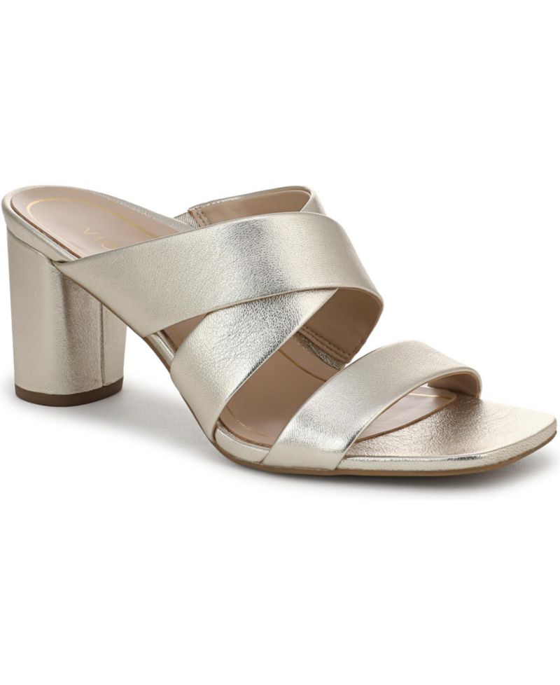 Womens Merlot Slide Sandals