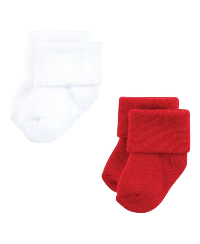 Baby Boys Hudson Cotton Rich Newborn and Terry Socks 12-Pack