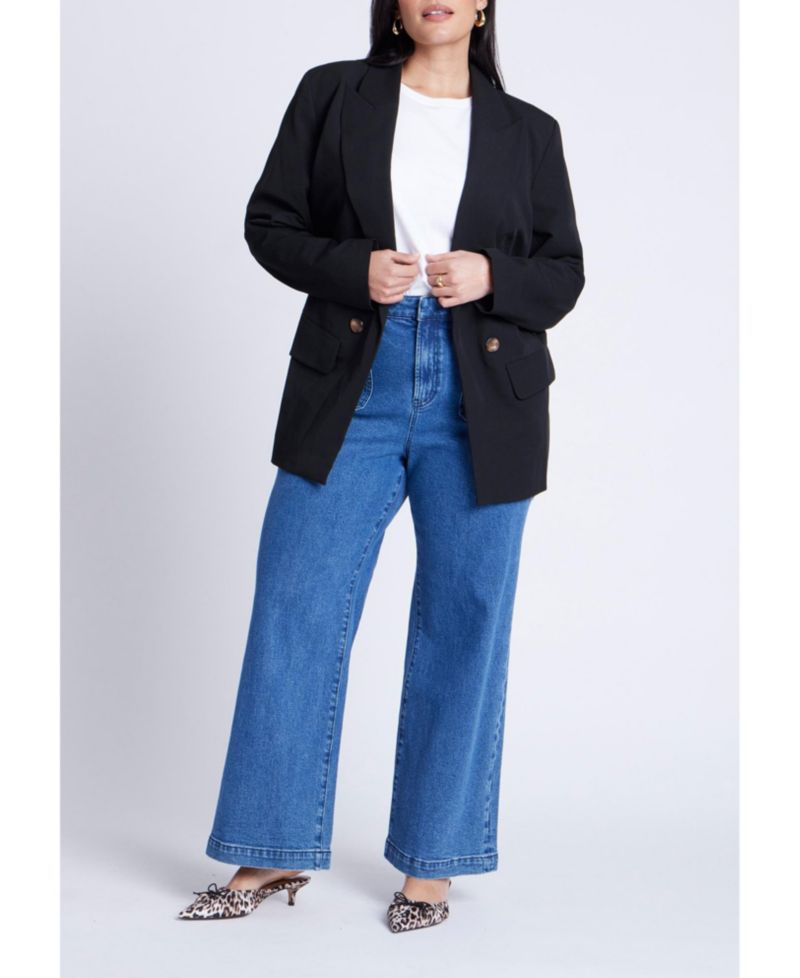 Women's Long Relaxed Blazer