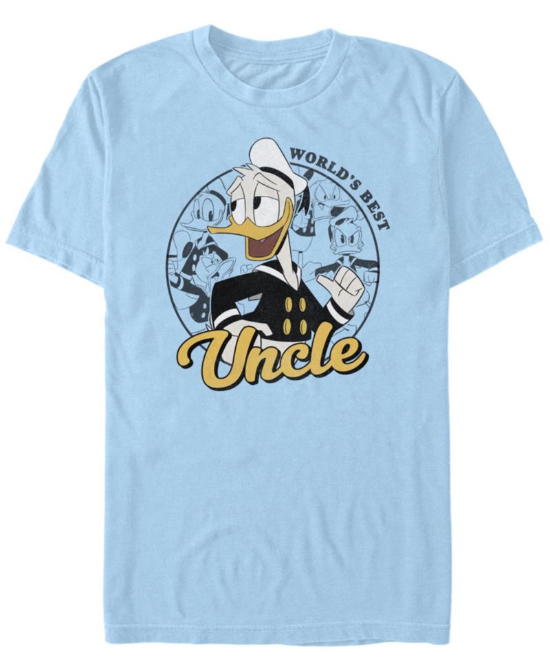 Men's Duck Tales Donald Duck Uncle Short Sleeve T-shirt