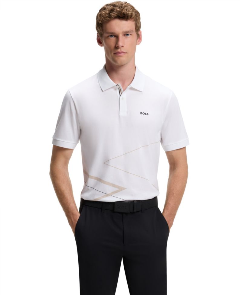 Men's Pima Cotton Printed Polo Shirt