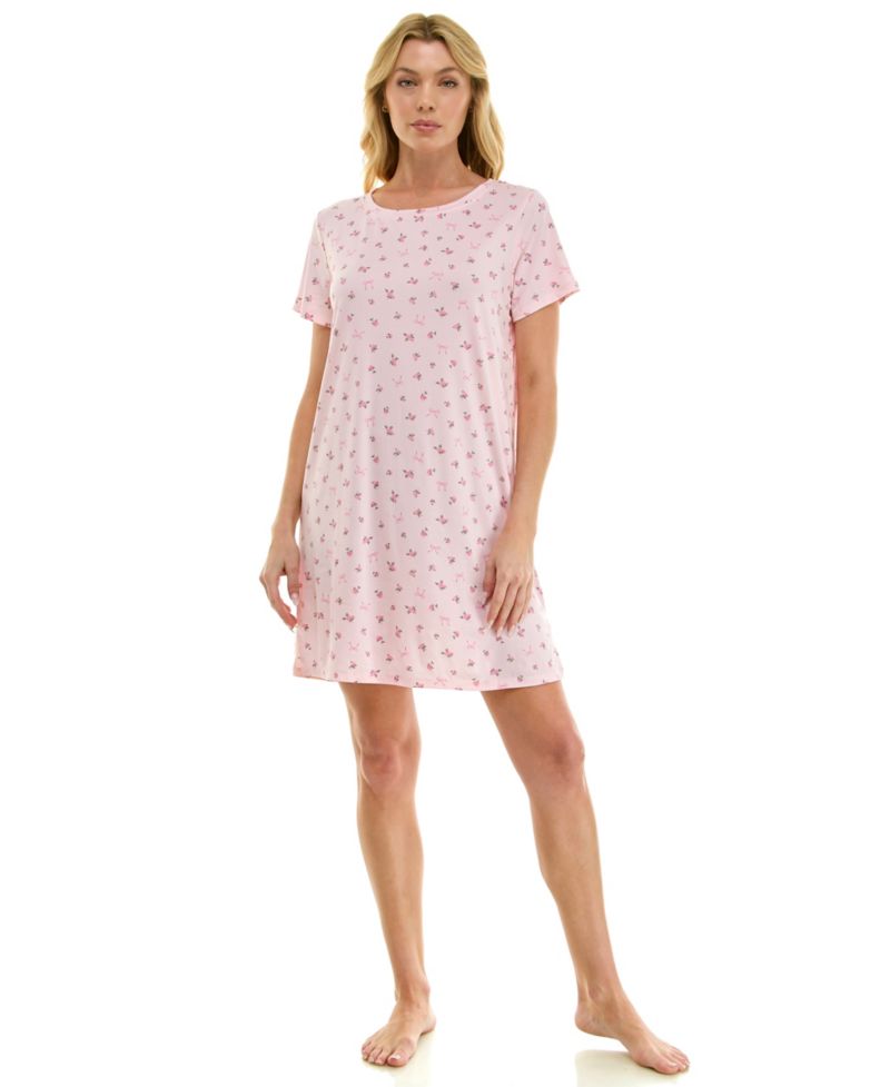 Women's Relaxed Short-Sleeve Sleep Shirt