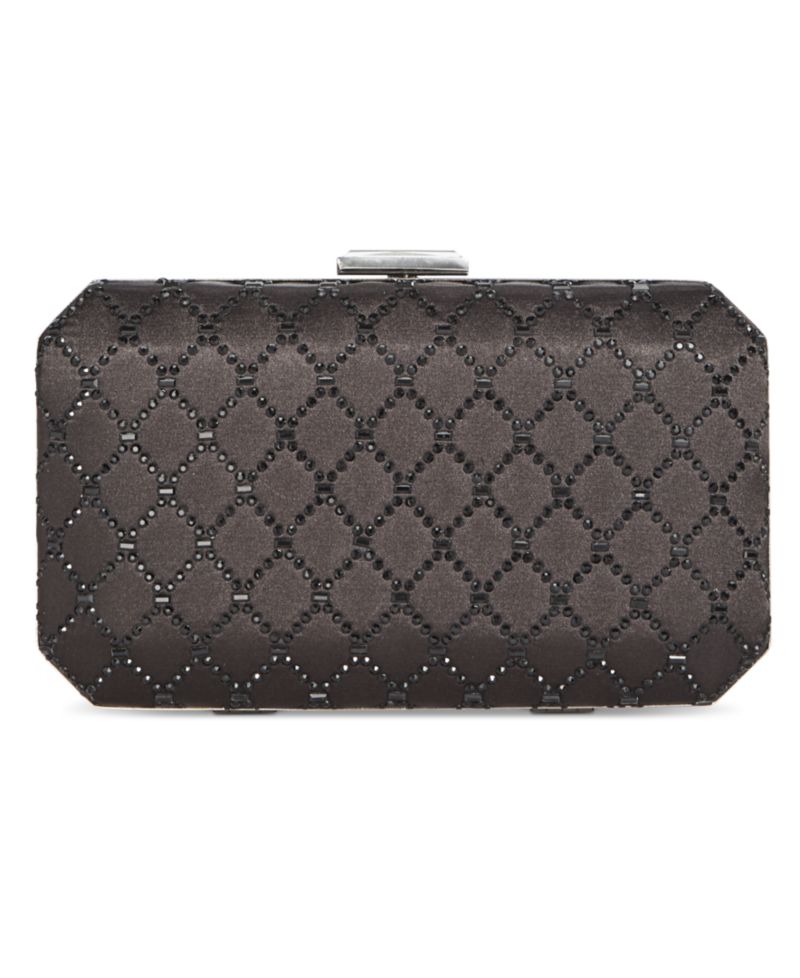 Sasha Satin Sparkle Clutch