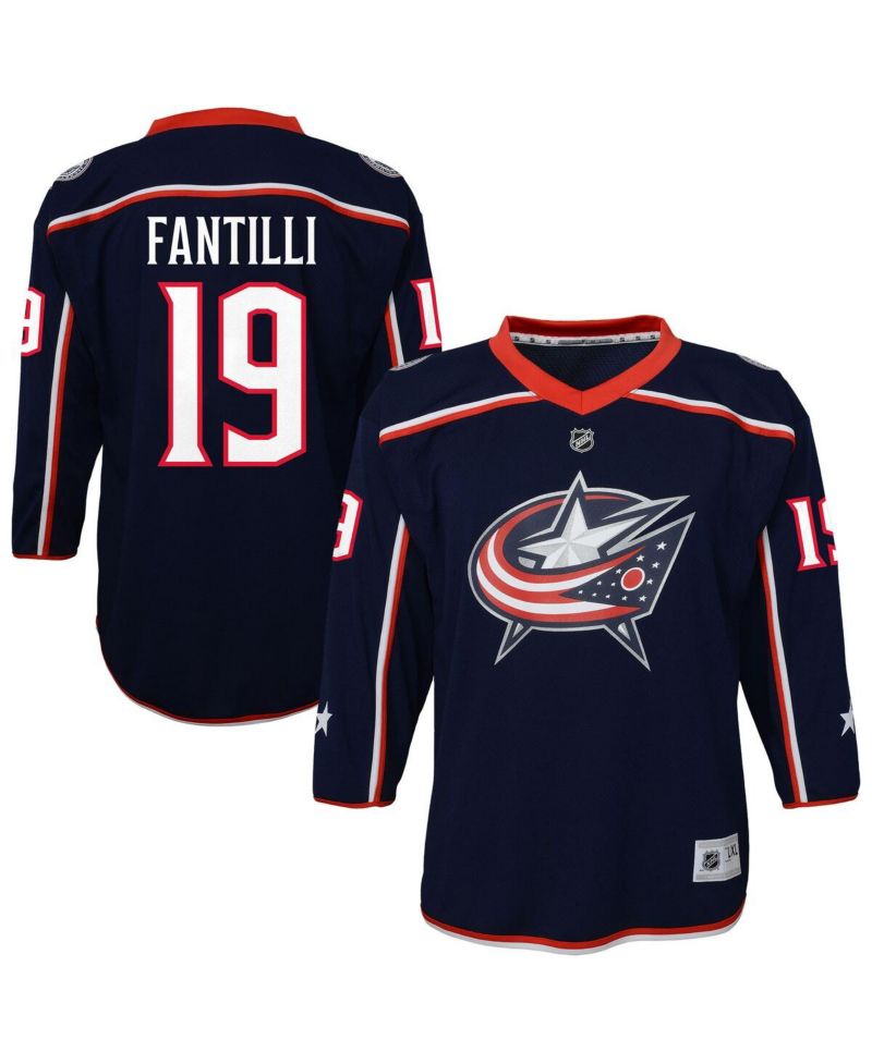 Big Boys and Girls Adam Fantilli Blue Columbus Blue Jackets Alternate Replica Player Jersey