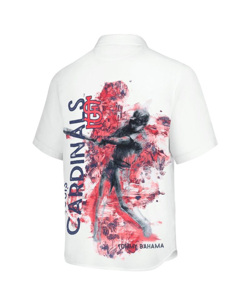 Men's White St. Louis Cardinals Veracruz Ace Islanders Button-Up Shirt