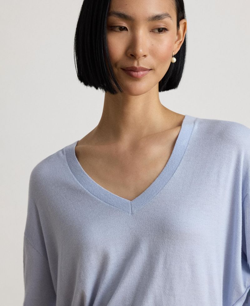 Women's Long-Sleeve V-Neck Sweater