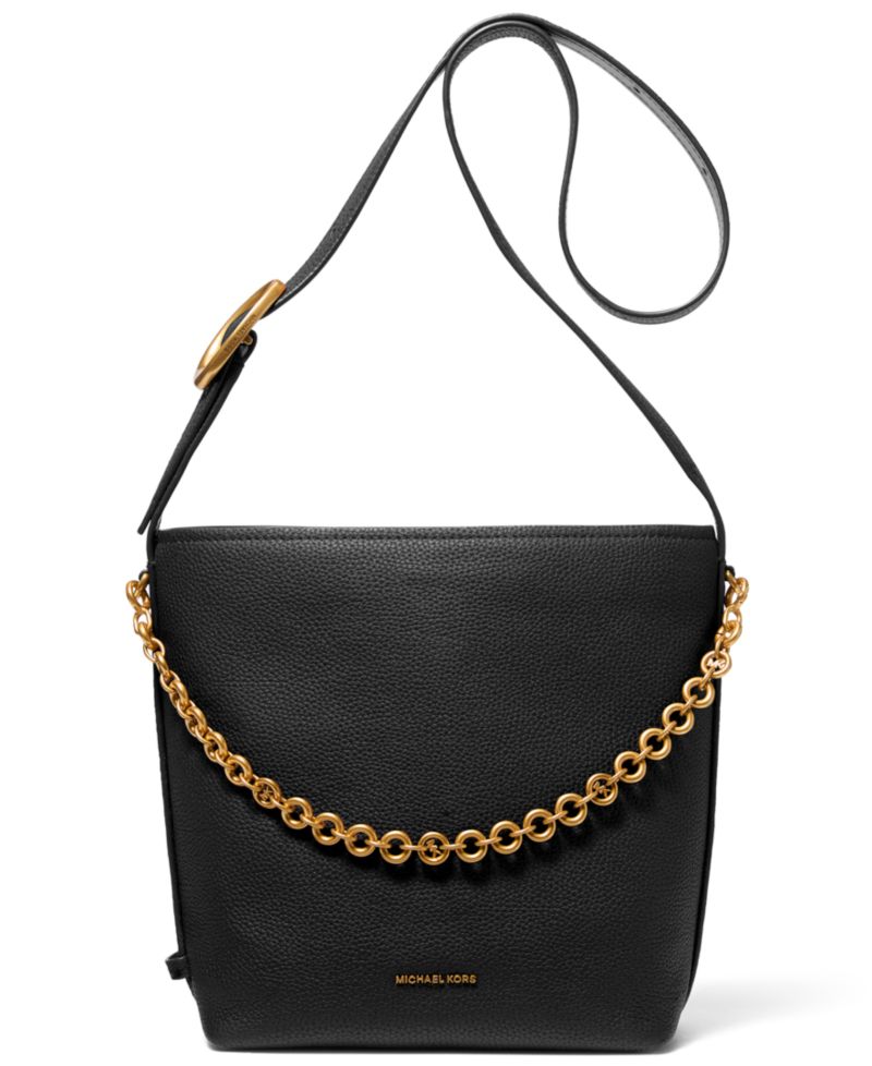 Nolita Small Bucket Messenger with Chain Handbag