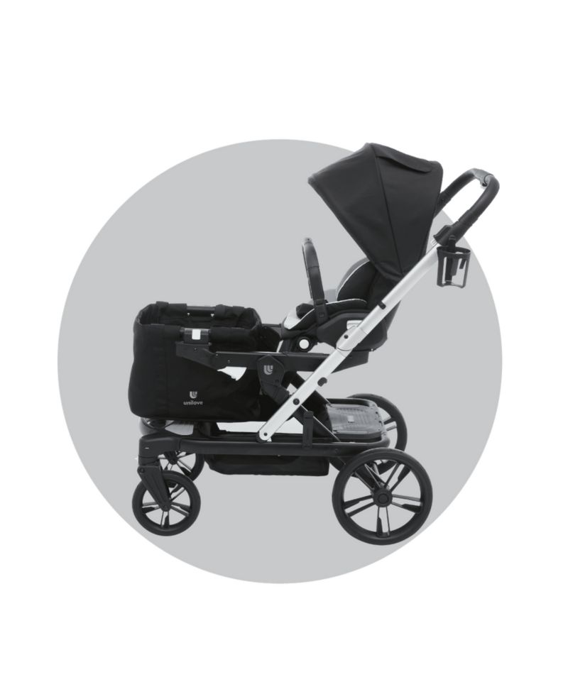Kids Trio Trolly Wagon + Stroller seat + Stroller adapter + Shopping Basket + Cup Holder Bundle