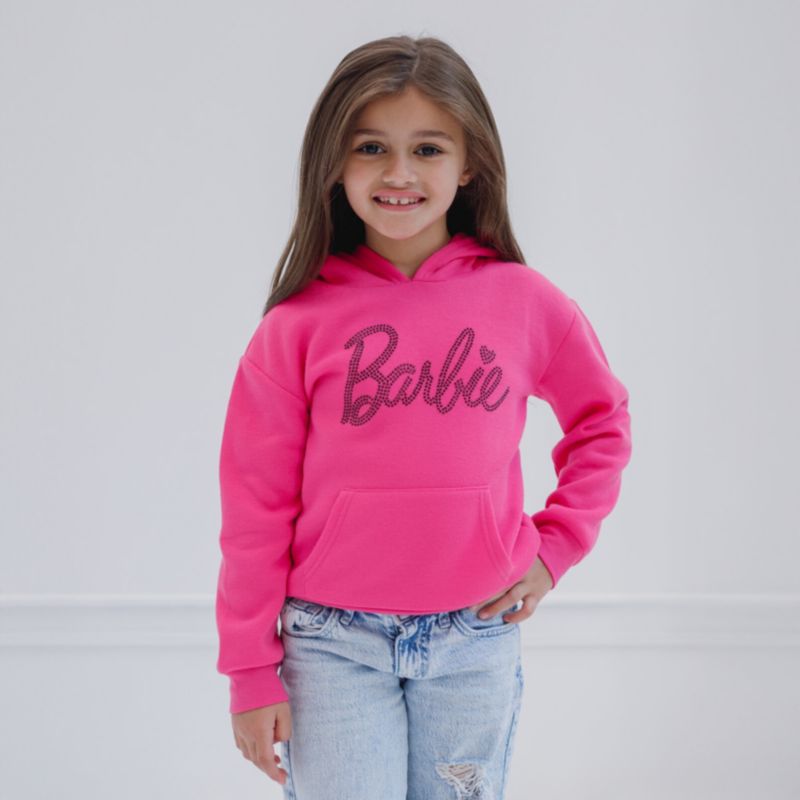 Little Girls Fleece Pullover Hoodie