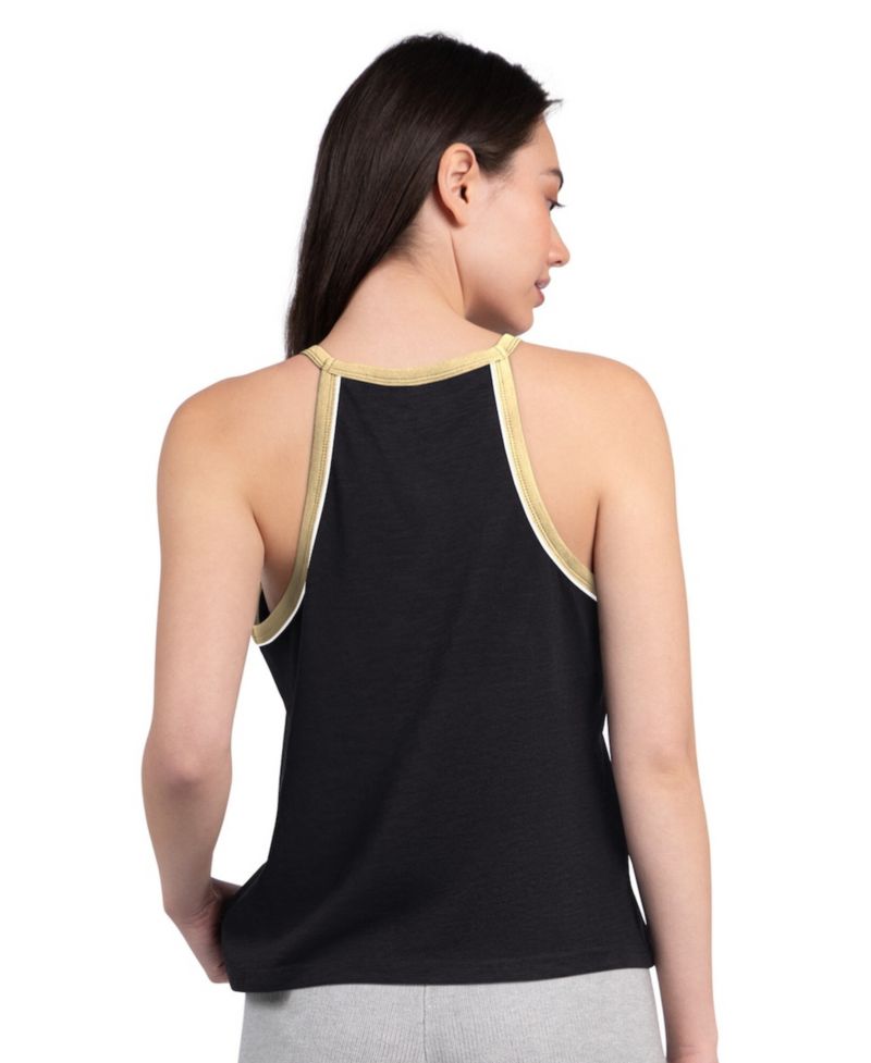 Women's Black New Orleans Saints Redemption Win Slub Tank Top