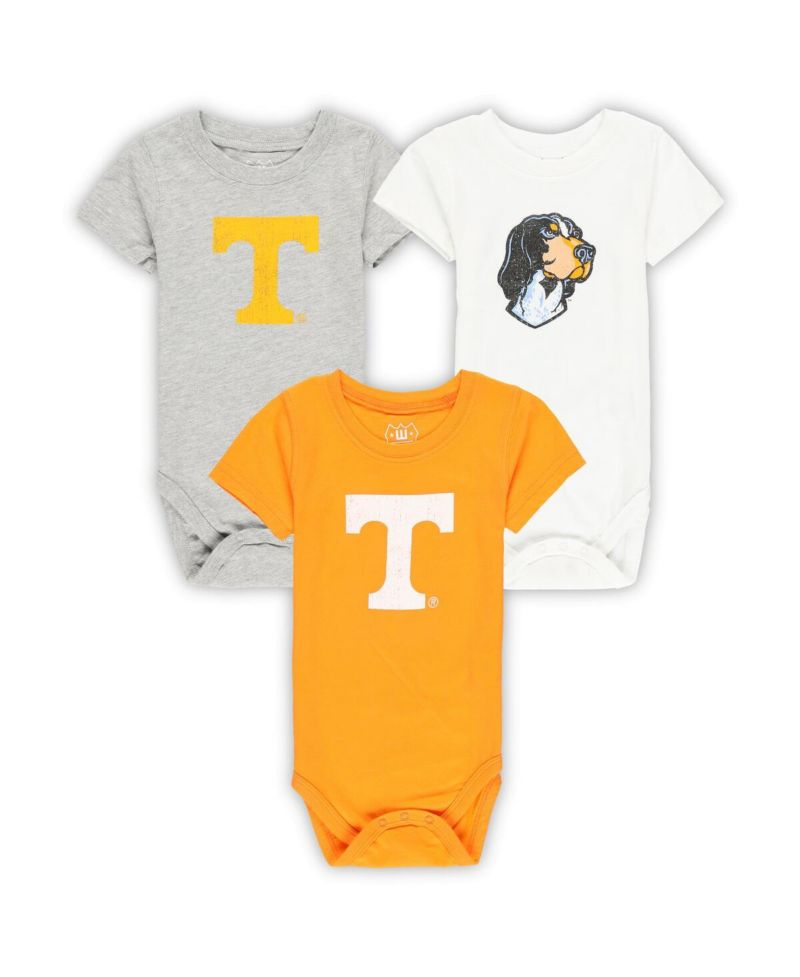 Baby Boys and Girls Tennessee Volunteers 3-Pack Bodysuit Set