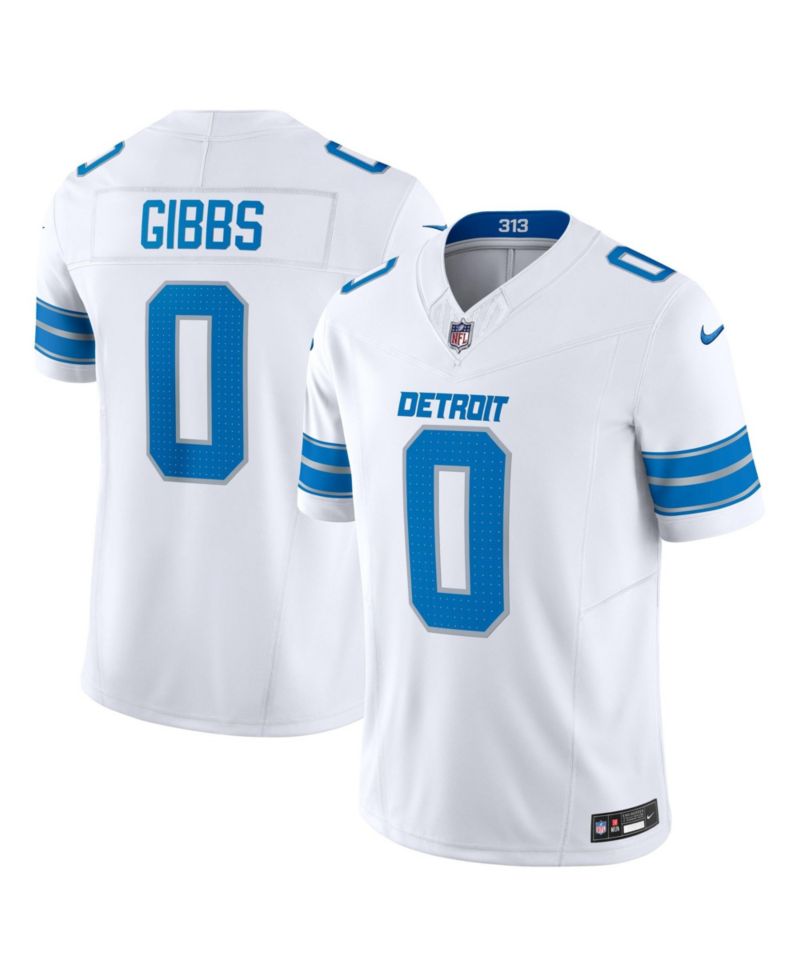 Men's Jahmyr Gibbs White Detroit Lions Vapor F.U.S.E. Limited Jersey