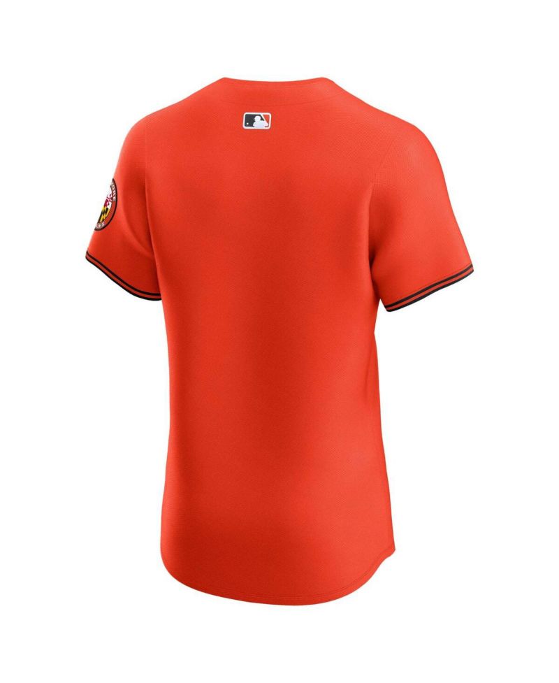 Men's Orange Baltimore Orioles Alternate Vapor Premier Elite Patch Jersey