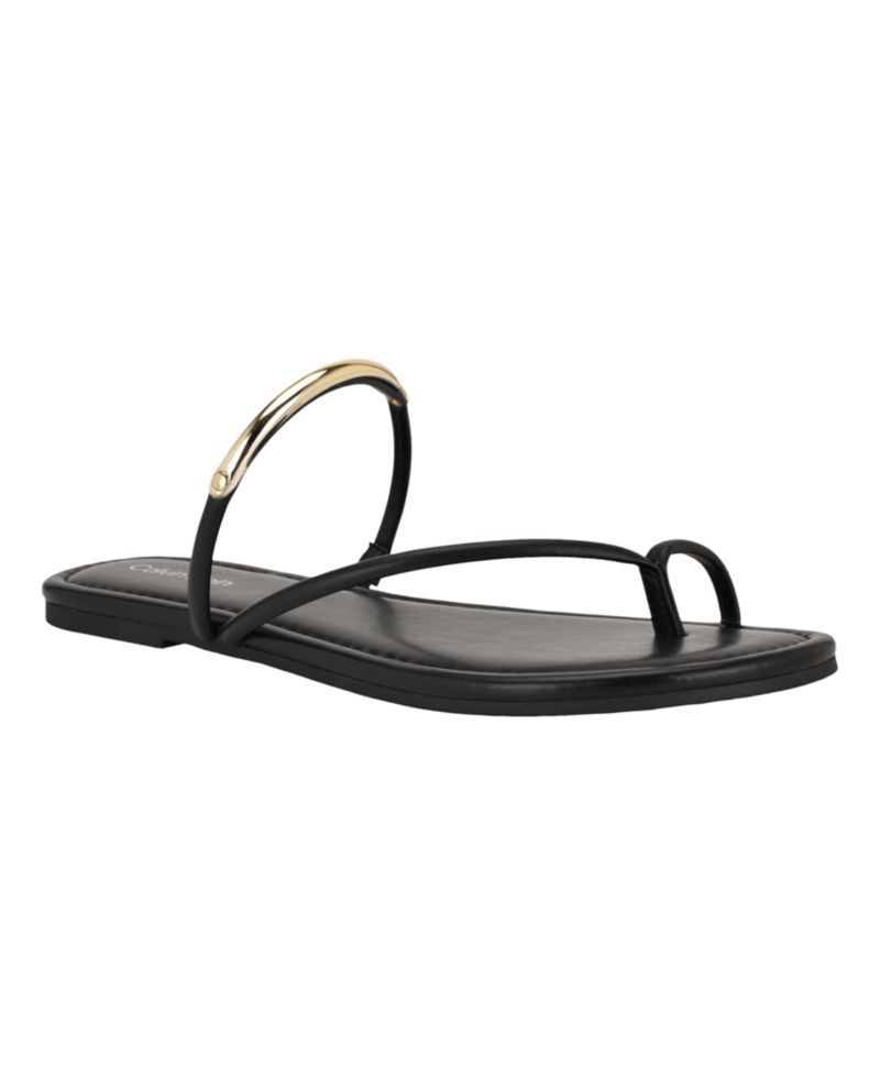 Women's Bienna Strappy Ornamented Flat Slip-On Sandals