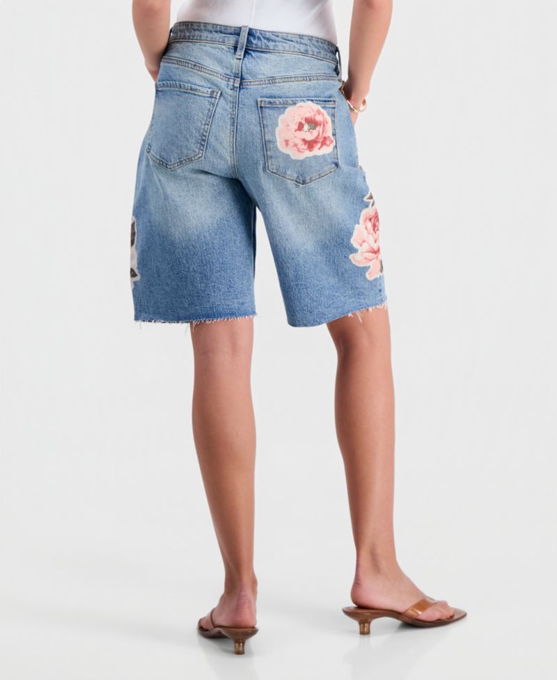 Women's Floral Patchwork Jorts