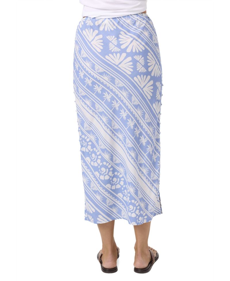 Women's Bellamy Abstract Pull-On Midi Skirt