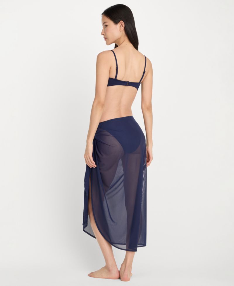 Women's Mesh Midi Cover-Up Sarong