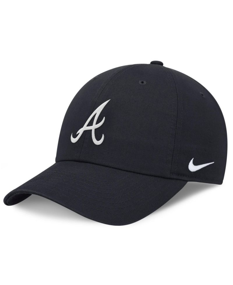 Men's Navy Atlanta Braves Club Adjustable Hat