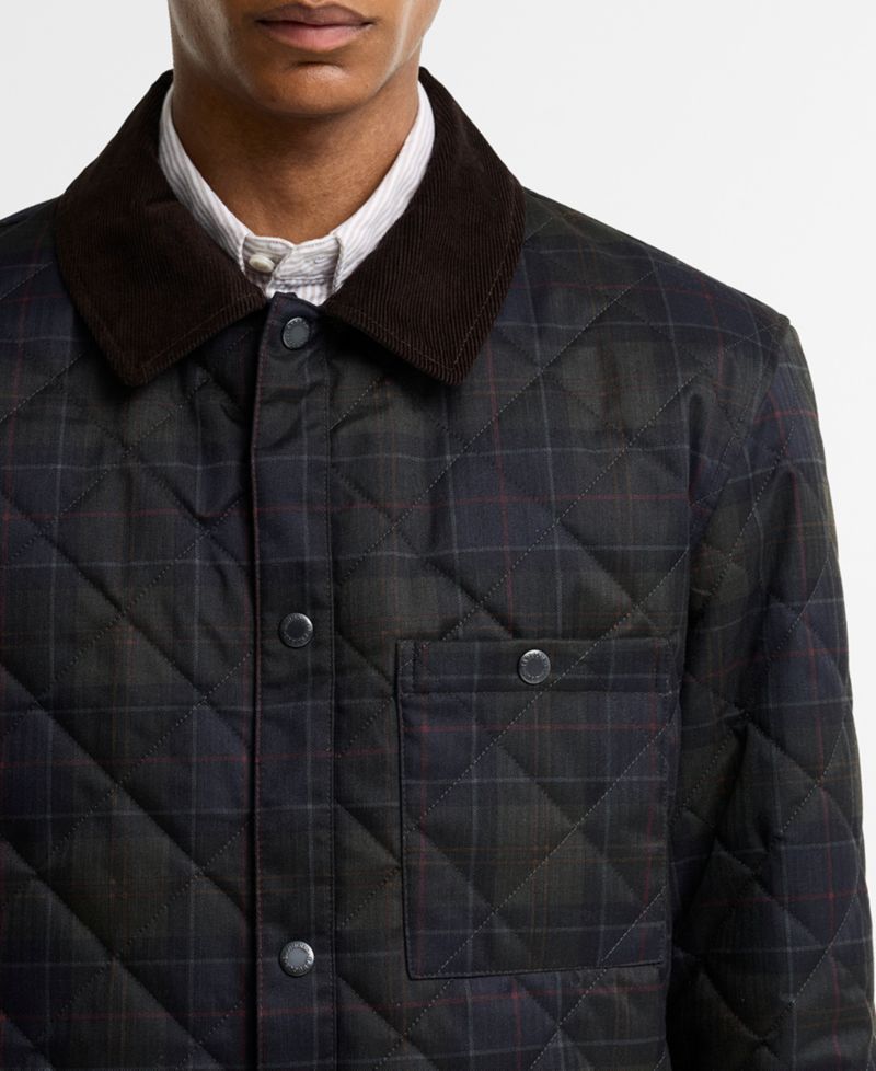 Men's Quilted Tartan Jacket