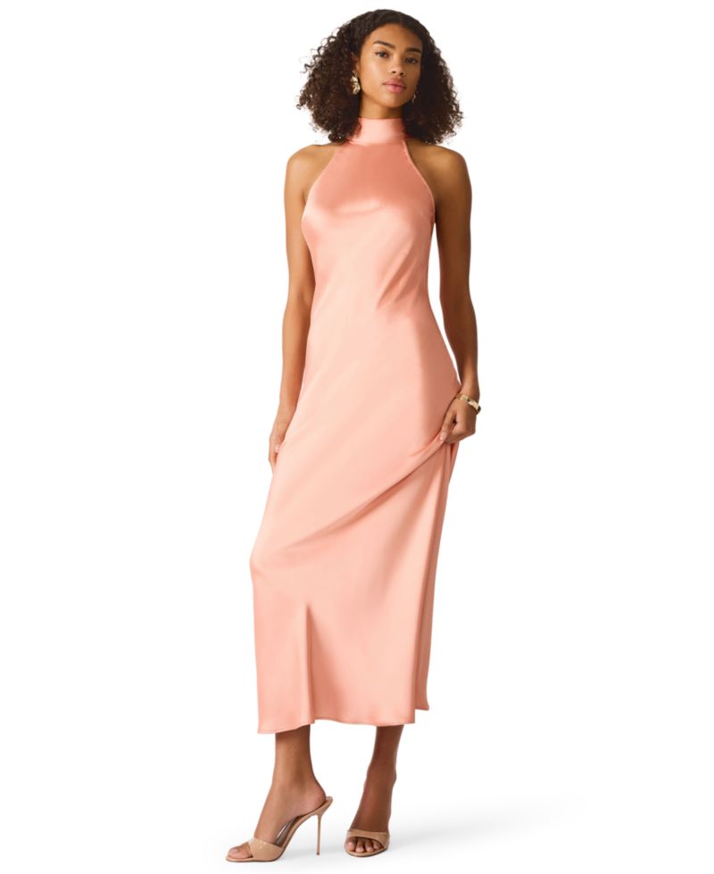 Lara Satin Maxi Dress